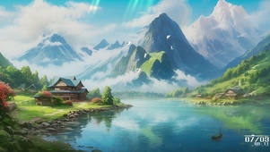 小镇美景