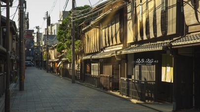 4K 治愈唯美日式小镇街道