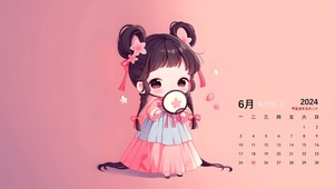 国风旗袍小女孩