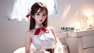 4k居家可爱女孩