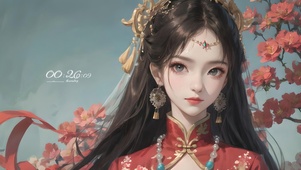 4K唯美古风汉服公主