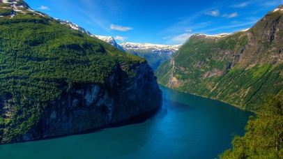 挪威盖伦格峡湾