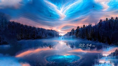 4k 唯美梦幻夜空星云