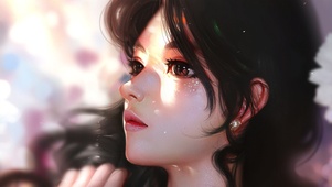 侧脸