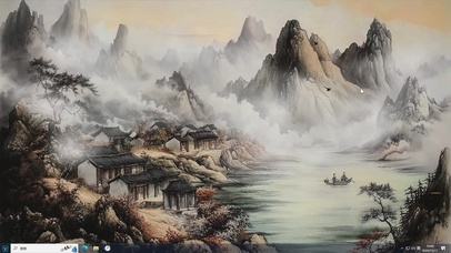 古风风景复古壁纸-桌面主题