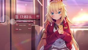 4K红衣少女