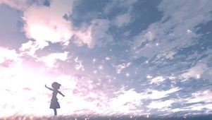原来是唯美的夕阳女孩