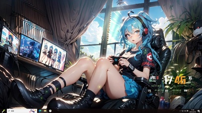 电竞少女-初音（随时间变化）