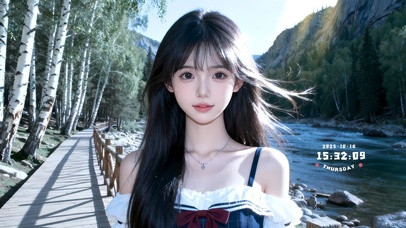 冷白皮甜美女孩