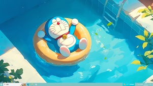 可爱的夏天主题