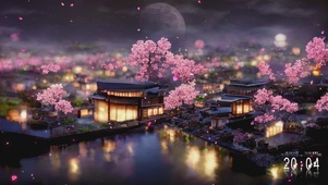樱花古镇