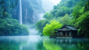 4K自然青山绿水