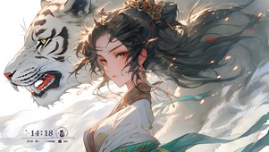 白虎少女