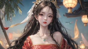 4K唯美古风汉服国风少女