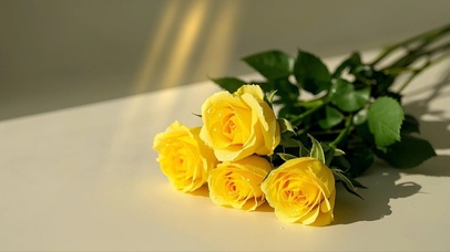 黄色玫瑰