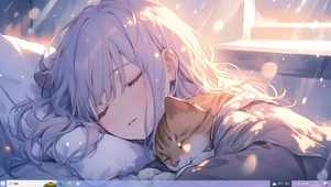 治愈少女和猫