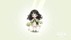 幽绿Q版小可爱