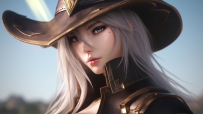 4K西部牛仔寒冰-艾希