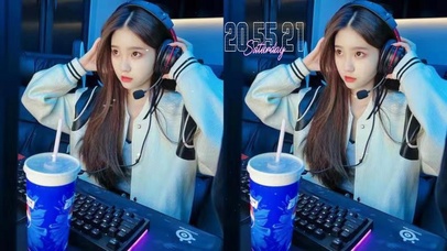 唯美电竞美少女