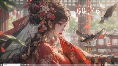 4k红色嫁衣美少女