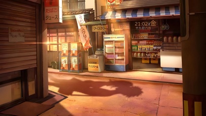 唯美治愈午后黄昏路口