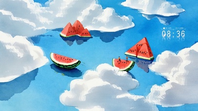 云山天海西瓜舟