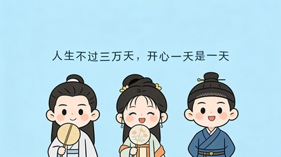 开心一天是一天