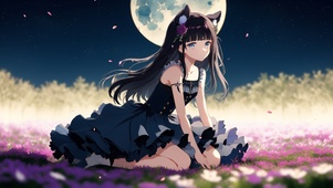 花海月球猫女