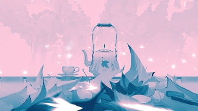 下午茶-粉紫浪漫版