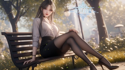 腰细嘴小，眼睛总是含着笑意