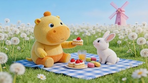 可爱春日下午茶