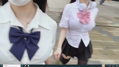 黑丝JK美少女 绝对领域大长腿