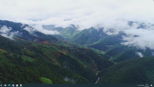 航拍大山云海