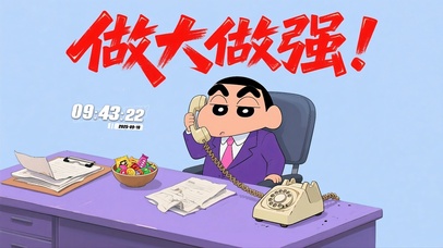 做大做强-蜡笔小新