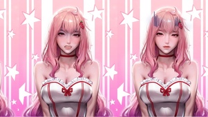 粉红少女