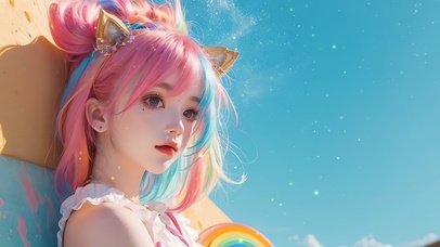 惊艳迷人的女孩