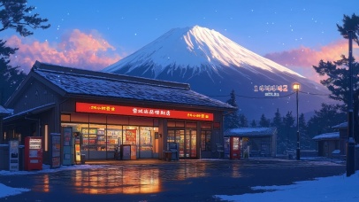 雪山下的便利店