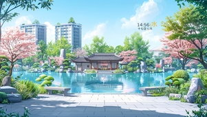 现在中式庭院