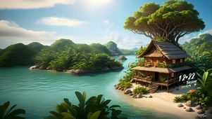 海边树屋