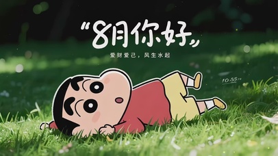 八月你好可爱小新