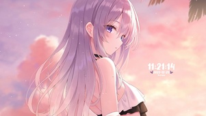 粉色可爱少女