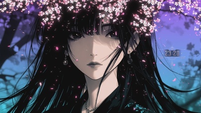 花烂漫の風吹拂