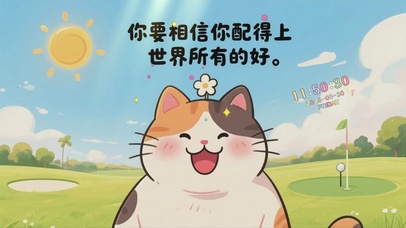 温馨治愈系文字桌面