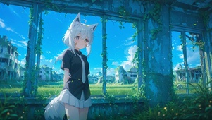 废弃小屋狐女