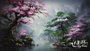 梦幻仙境插画