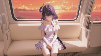 夏末の旅行（sunset）