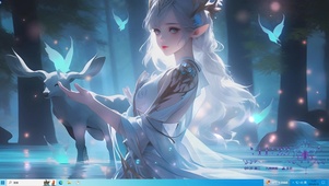 鹿与少女