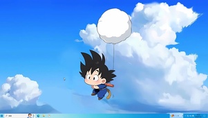 飘在空中的悟空
