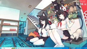 猫猫女  可爱  白丝