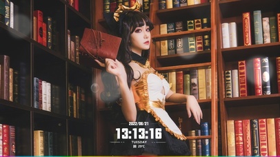 4K书店里的美少女